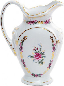 10625488 Мануфактуры Гарднеръ в Вербилках Кувшин "Родничок" "Цветочный орнамент" Фарфор, Керамика