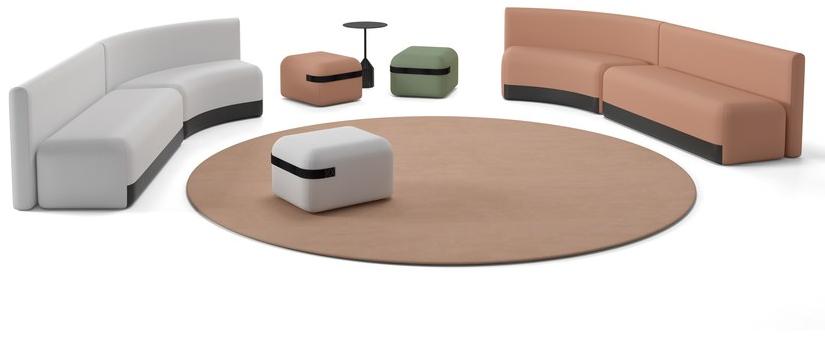 Viccarbe Модульный диван из ткани Season sun-id-1511971 - Вид №6