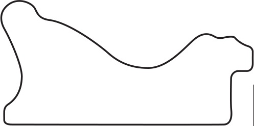 BY 3924 Зеркало с фацетом в багетной раме - черное дерево с золотом 71 mm EVOFORM Exclusive - Вид №4