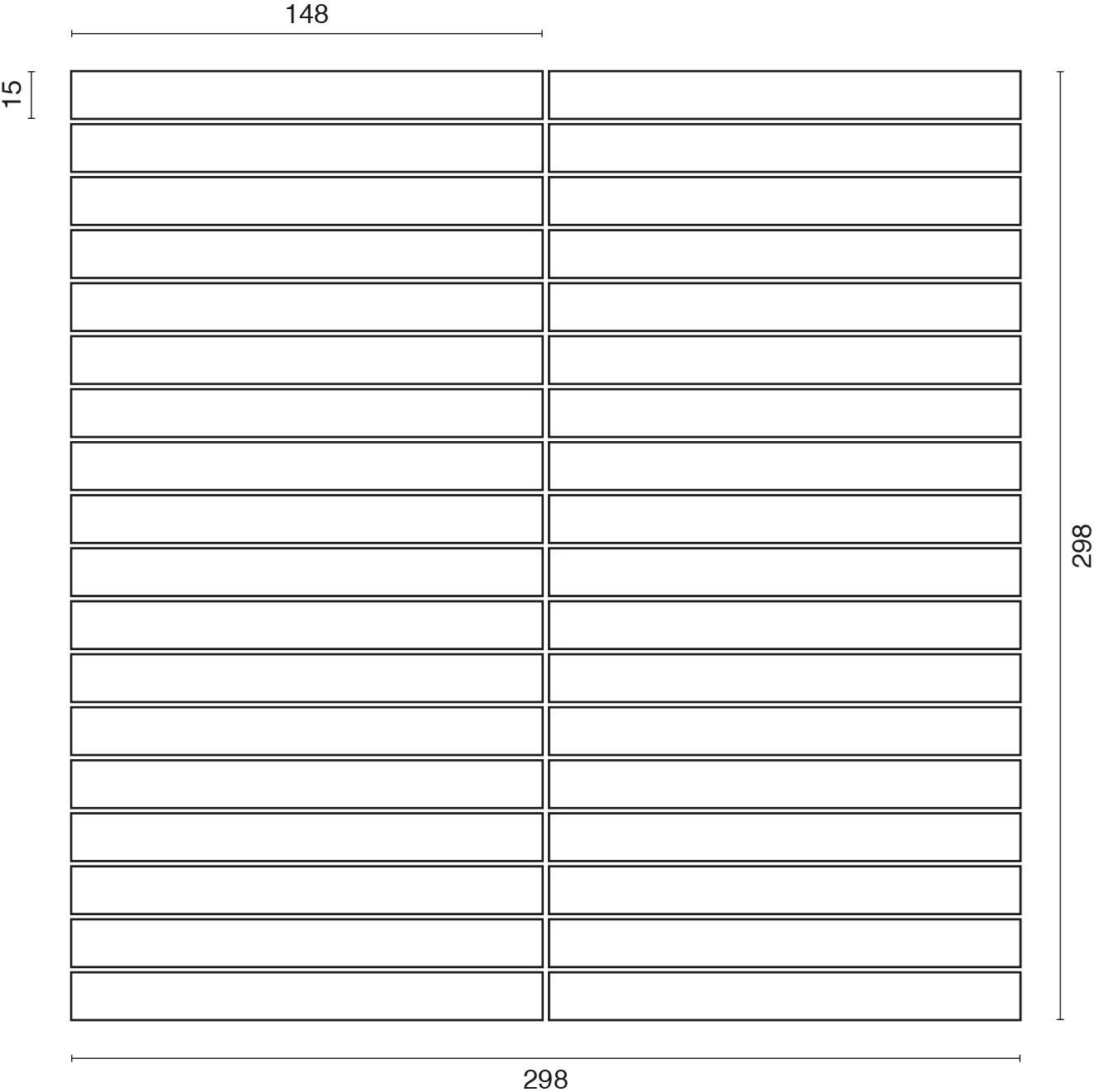 Ideamarmo Мозаика из камня Fossena Line Ln 502 - Вид №1