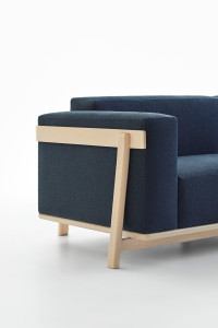 2-местный тканевый линейный диван