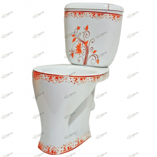 1030217 Компакт унитаз с бачком Белый Лобненский Стройфарфор  Россия 