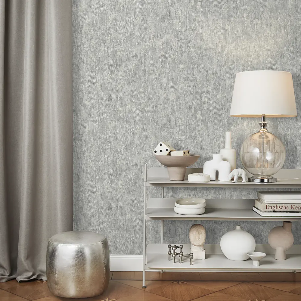 Обои флизелиновые Wall Up Canyon графит 1.06 м 650235 STLM-2023037 - Вид №3