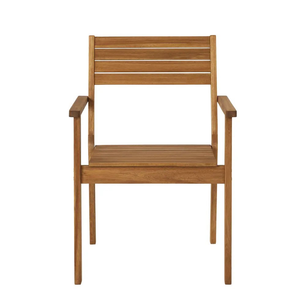 Кресло «Porto» штабелируемое, дерево (акация) NATERIAL STLM-2028572 - Вид №2