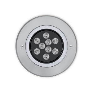 8406313 Встраиваемый в пешеходный пол Platek MEDIO Anello Inox  MEDIO C/W Stainless Steel Ring - LED 3000K 28°