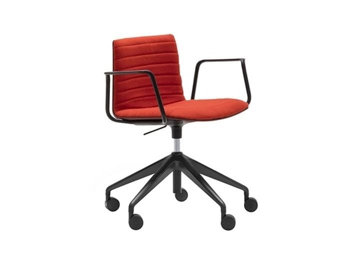 Офисное кресло с регулируемой высотой и колесами с 5 спицами Andreu World Flex Chair ARCH-00055757