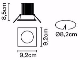 Fabbian Встраиваемый светодиодный точечный светильник sun-id-1505245 - Вид №6