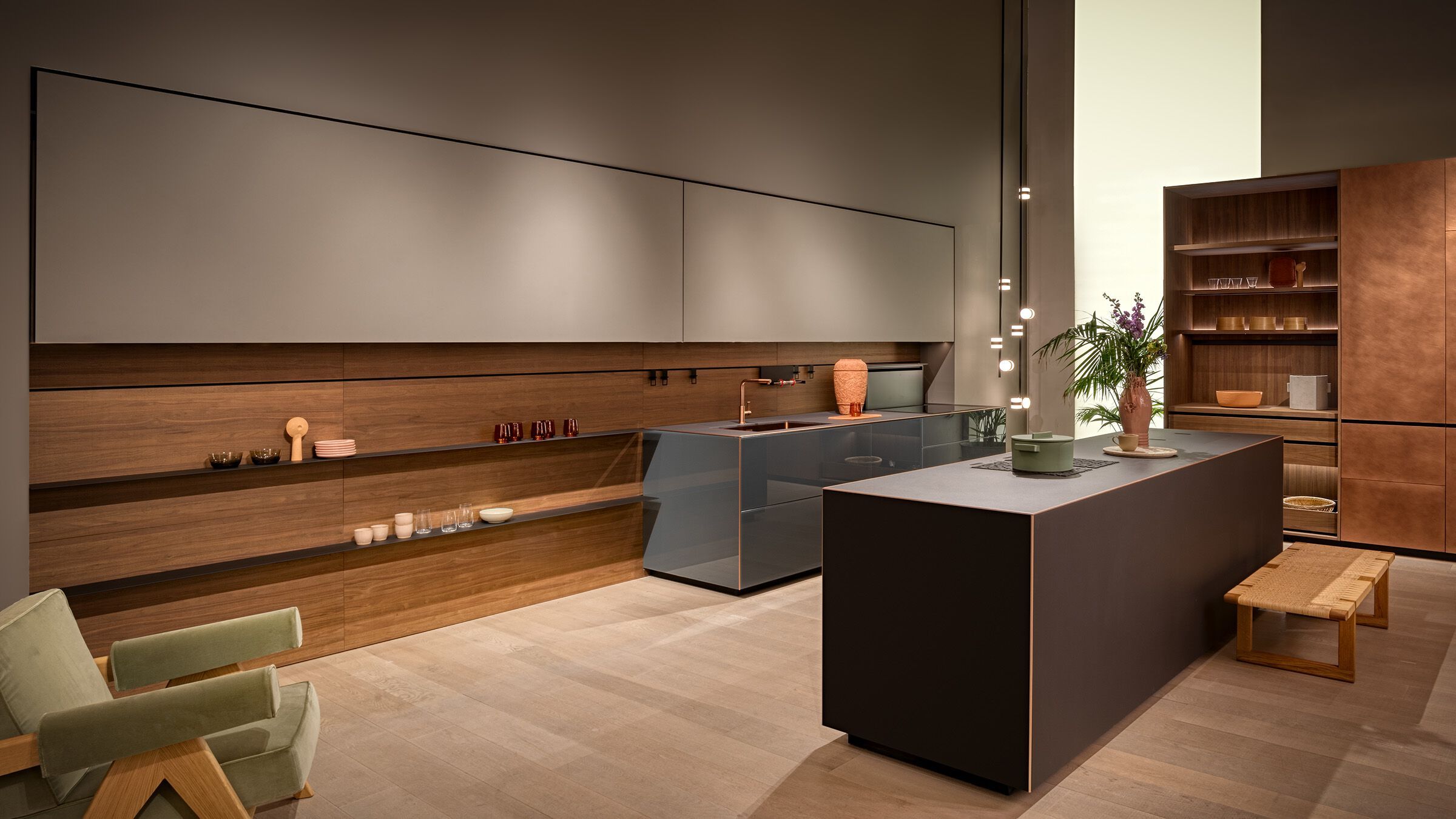 Кухонный шкаф с откидным створкой VALCUCINE VELA ARCH-00009503 - Вид №2