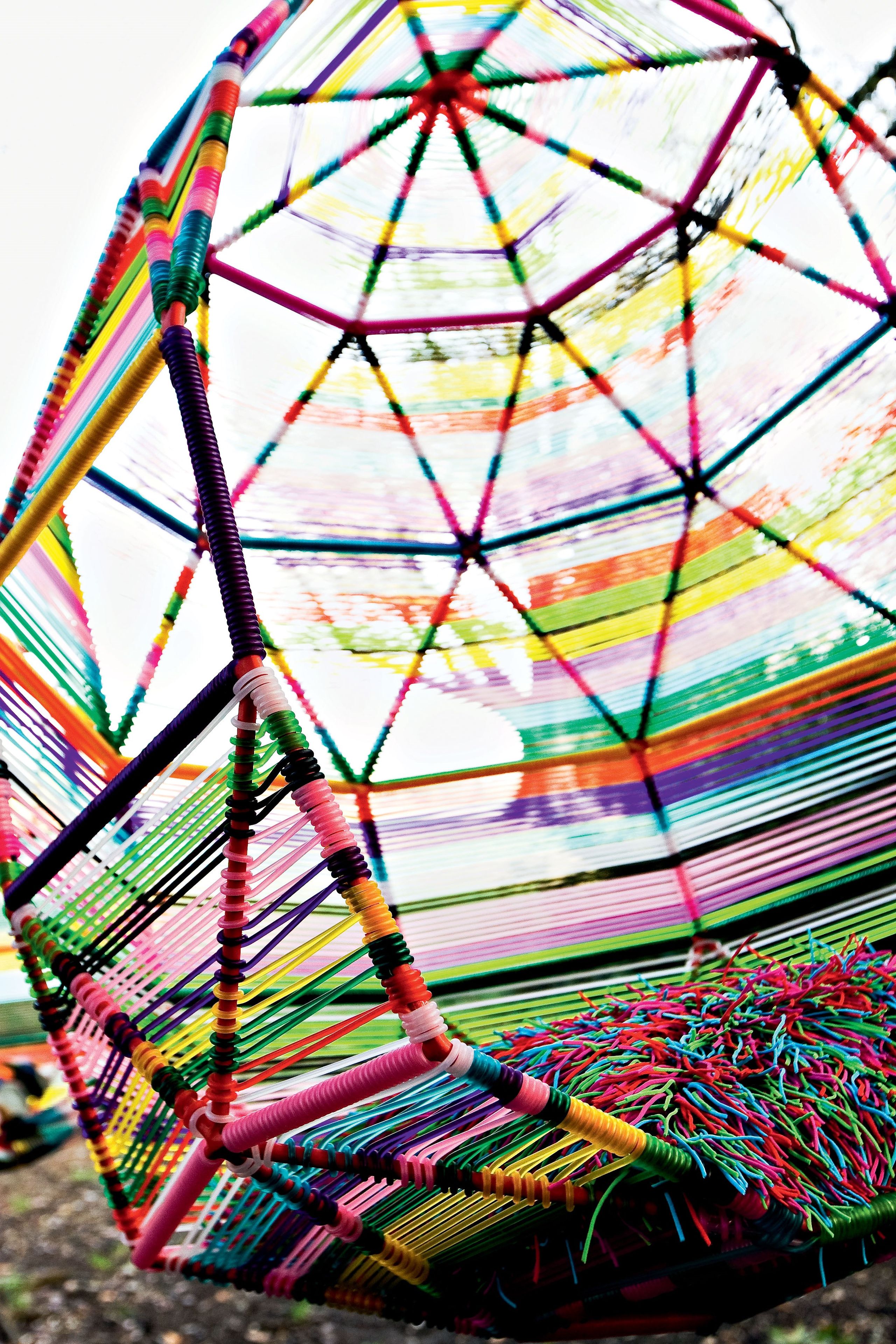 Подвесное сиденье из плетеной инженерно-полимерной проволоки MOROSO Tropicalia ARCH-00016812 - Вид №4