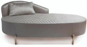 Bellotti Ezio Стеганая кушетка с обивкой из ткани и кожи Gea 2018-76