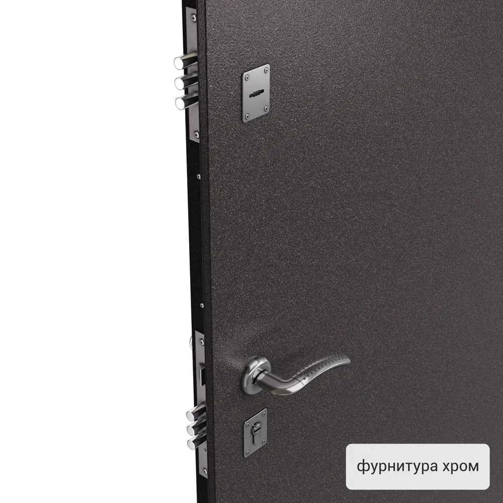 Дверь входная металлическая Стаф 860 мм правая цвет шоколад TOREX STLM-2067453 - Вид №1