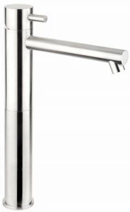 MINA Смеситель для умывальника из нержавеющей стали, однорычажный, с аэратором Stiriana