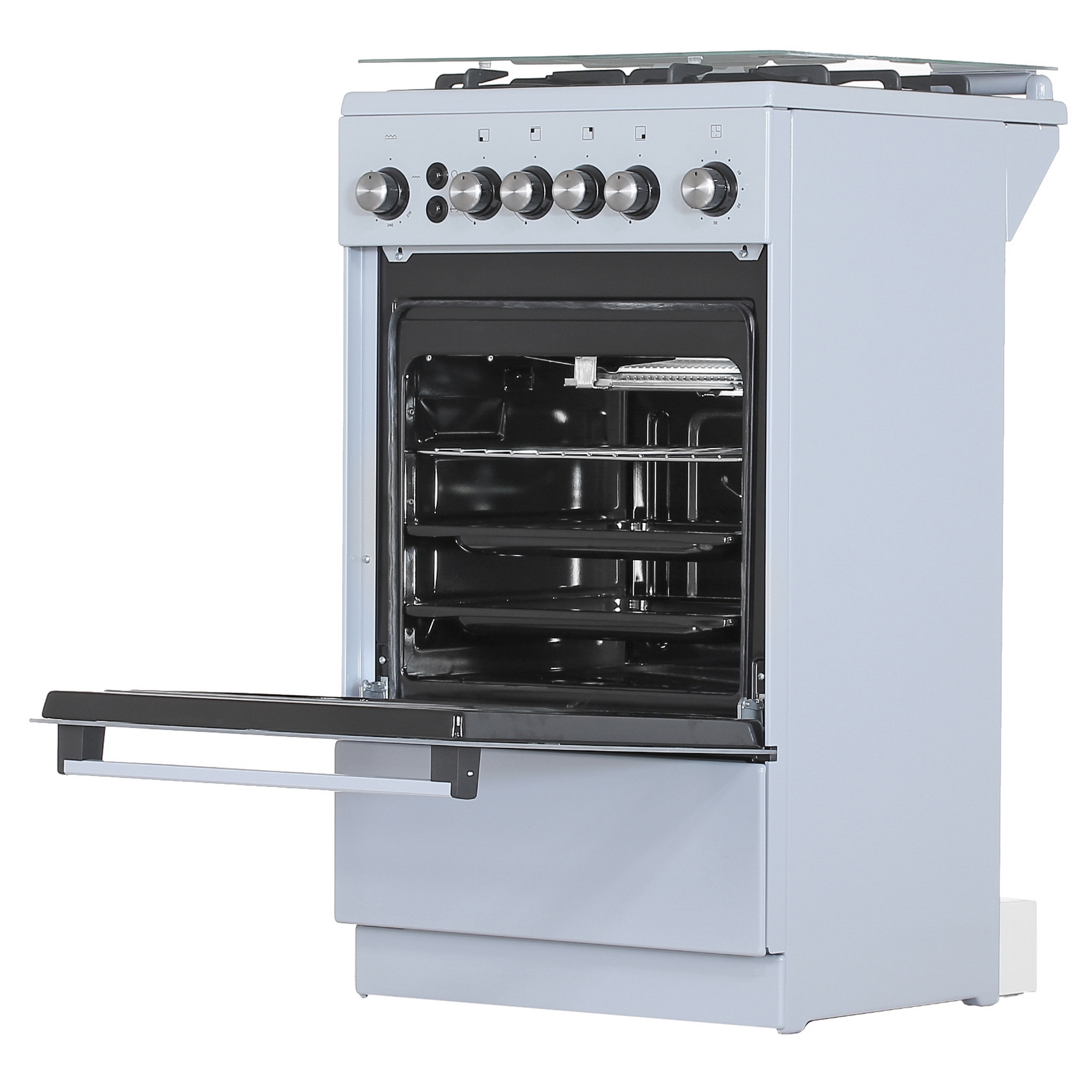 5366333 Газовая плита De Luxe 5040.40Г (кр) ЧР-012 серый STDN-0101430 - Вид №4