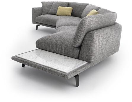 arflex Модульный тканевый диван с полкой для журналов sun-id-1391821 - Вид №1