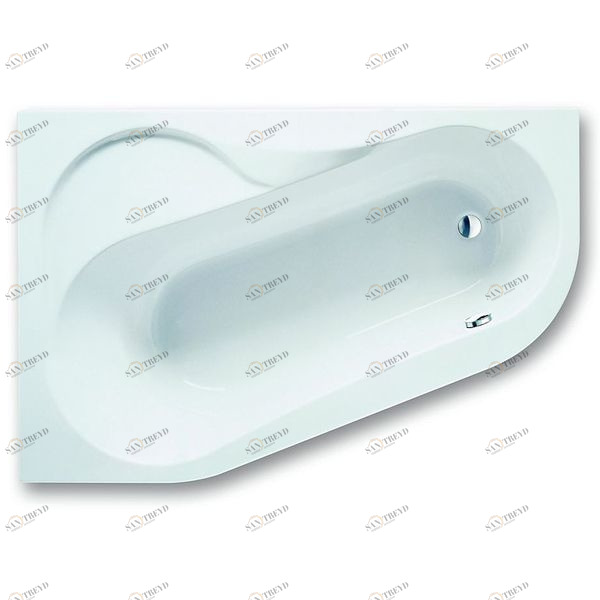 Ванна угловая PARANA 150х100 см с аэромассажем Laola II HOESCH 5564