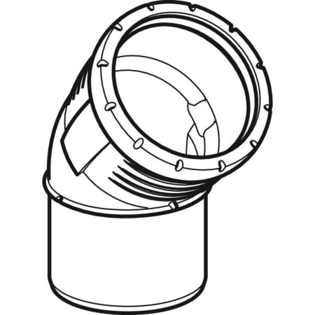 GEBERIT 393.320.14.1 Отвод Geberit Silent-Pro  - Вид №1