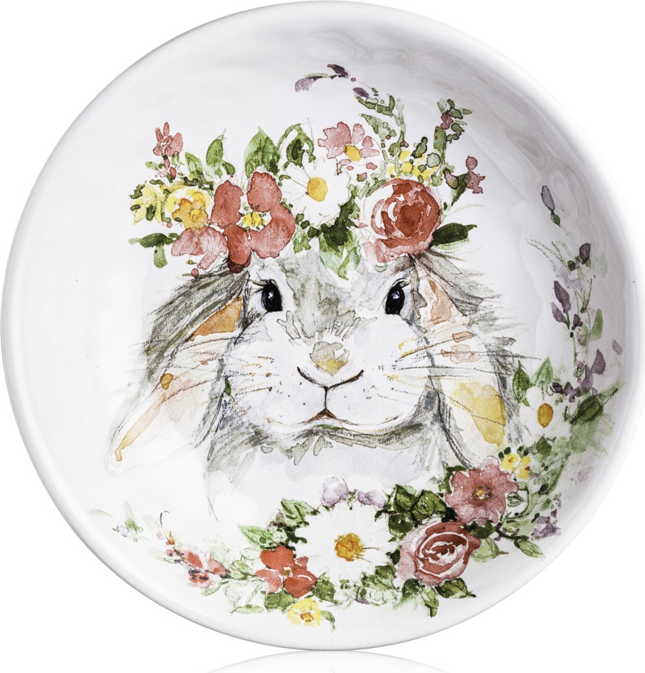 10648260 Certified International Тарелка суповая Certified Int. Милый кролик 23см, керамика Керамика 
