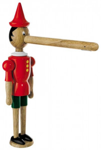 1887CC Смеситель Pinocchio высокий. цвет раскрашенное дерево