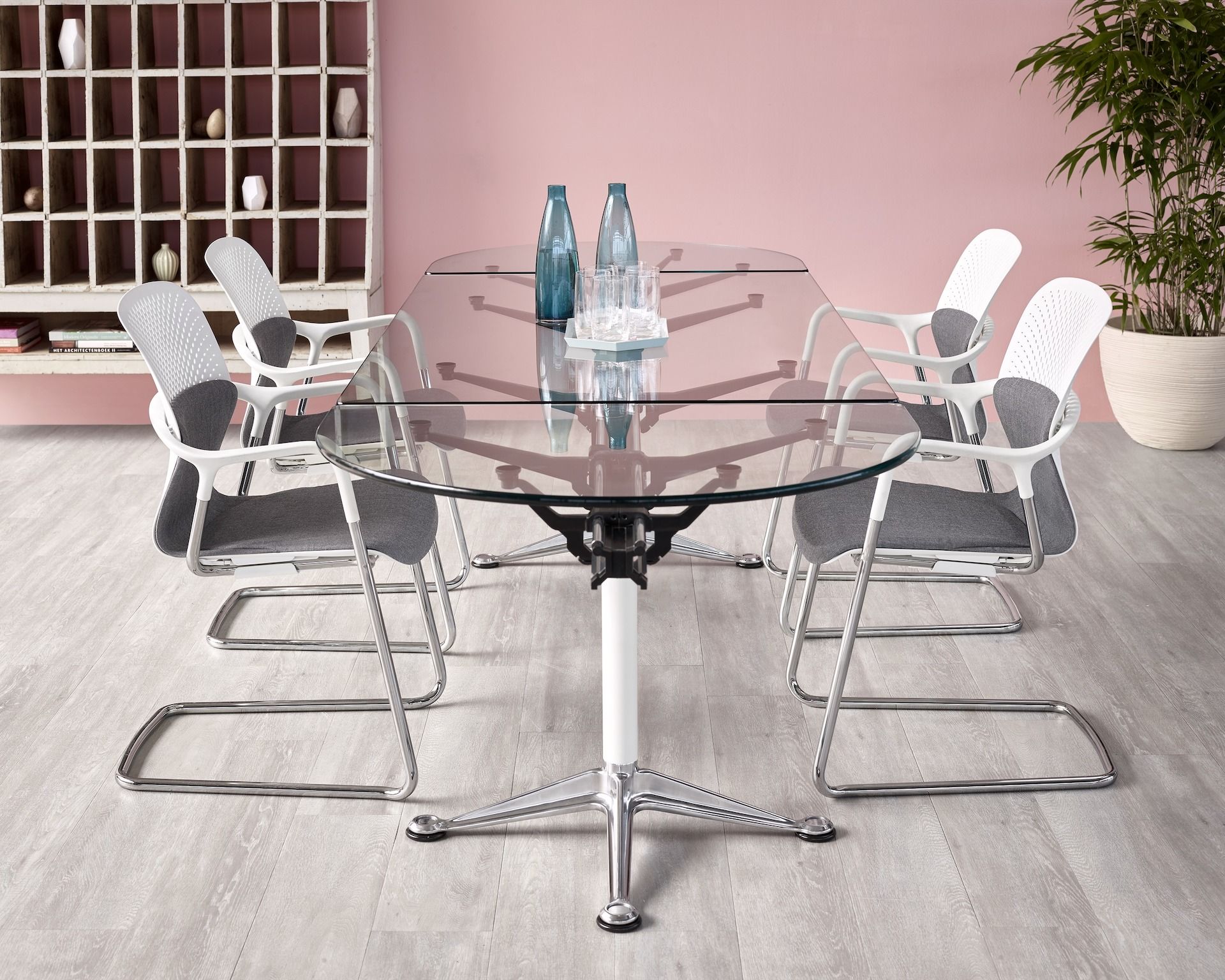 Мягкий консольный стул с подлокотниками Herman Miller Keyn ARCH-00065066 - Вид №12