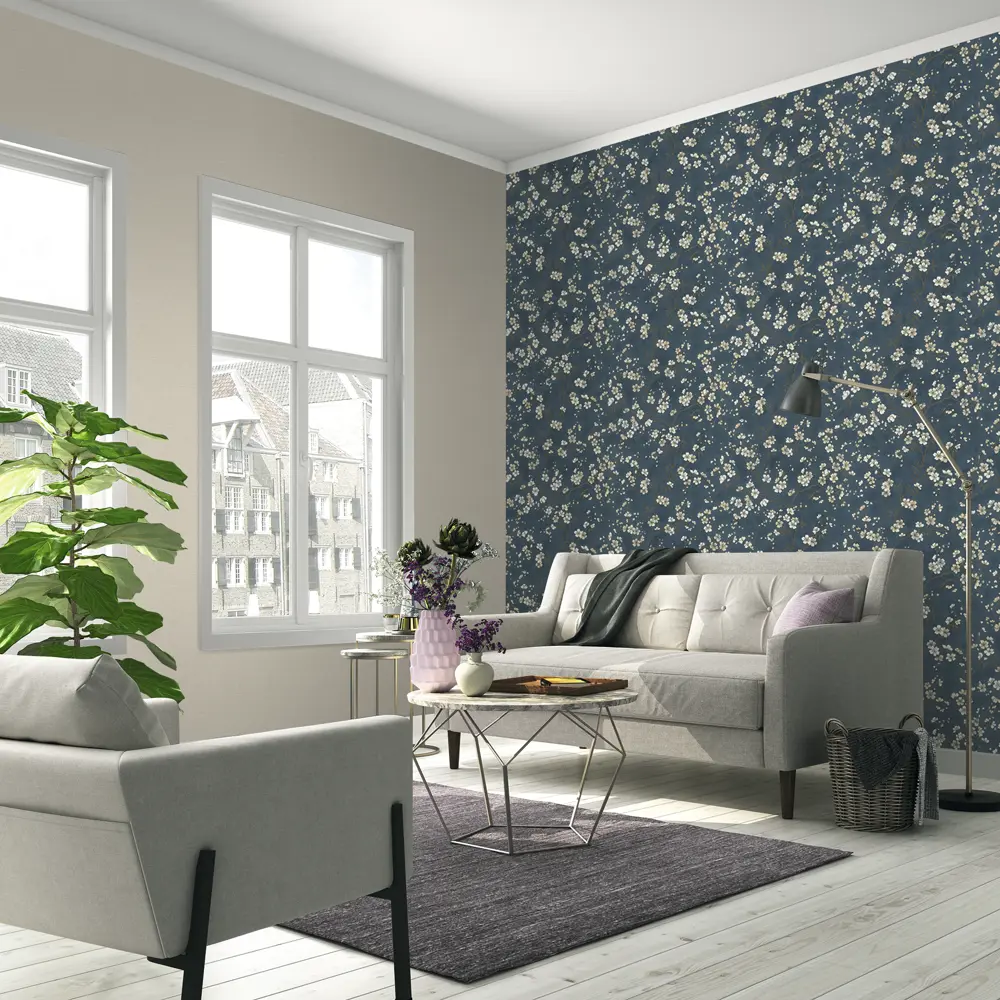 Обои на флизелиновой основе 0.53х10 м однотон цвет бежевый Ra 448634 15809531 STLM-2063554 Rasch Florentine II - Вид №3