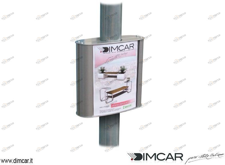 DIMCAR Самонесущая двухсторонняя металлическая доска объявлений Elite sun-id-1407925