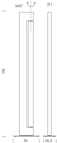 NEMO Торшер из алюминия Ara sun-id-1515212 - Вид №6