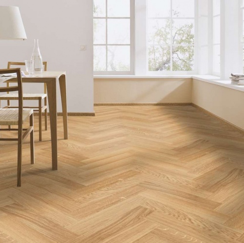 Паркет Ёлка Meister PS 400 Stab Гармония 8042 Дуб Натур с брашью (Текстурированная) 500х100 мм 2300200050 - Вид №5