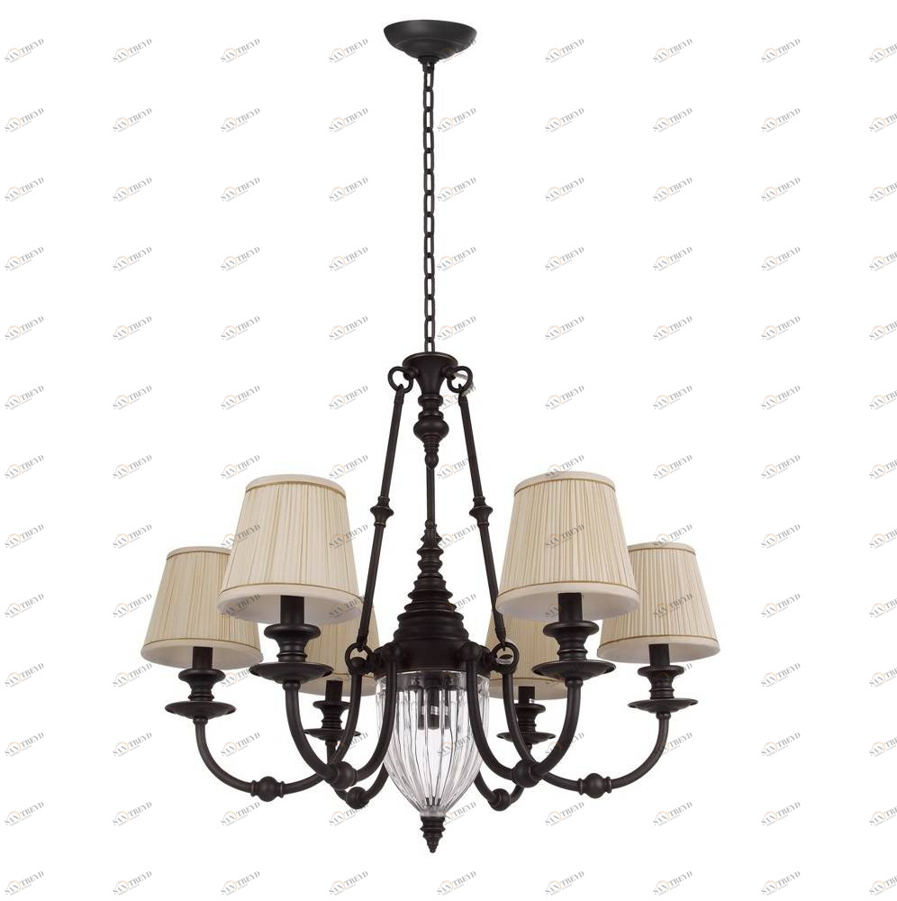 Подвесная люстра Crystal Lux Reef SP6+1 CRYSTAL LUX ДИЗАЙНЕРСКИЕ, REEF 056945 Бежевый 