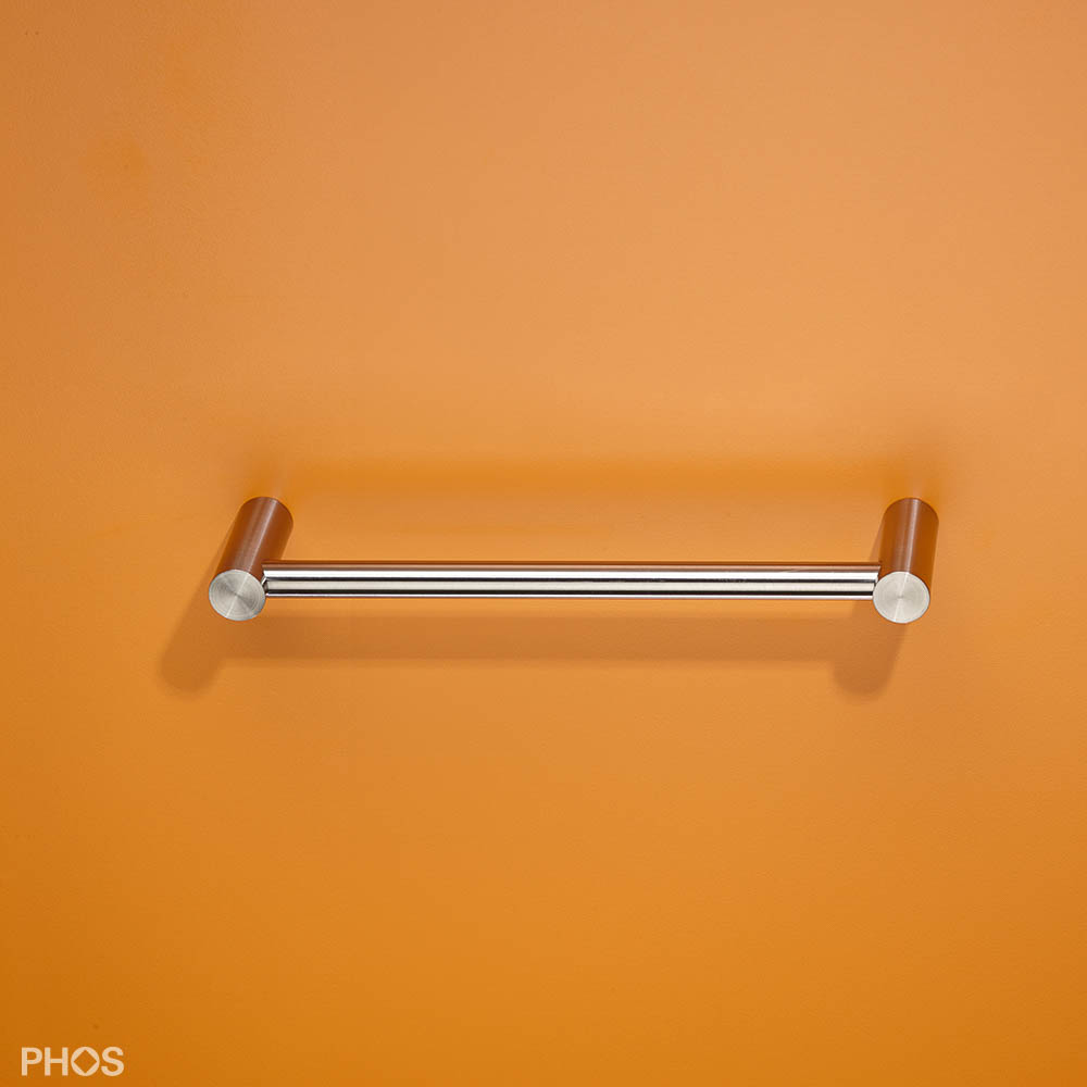 BG12-300E Ручка-дужка с концевыми скобами, рукоятка ø12 мм, длина 30 см. PHOS  - Вид №1