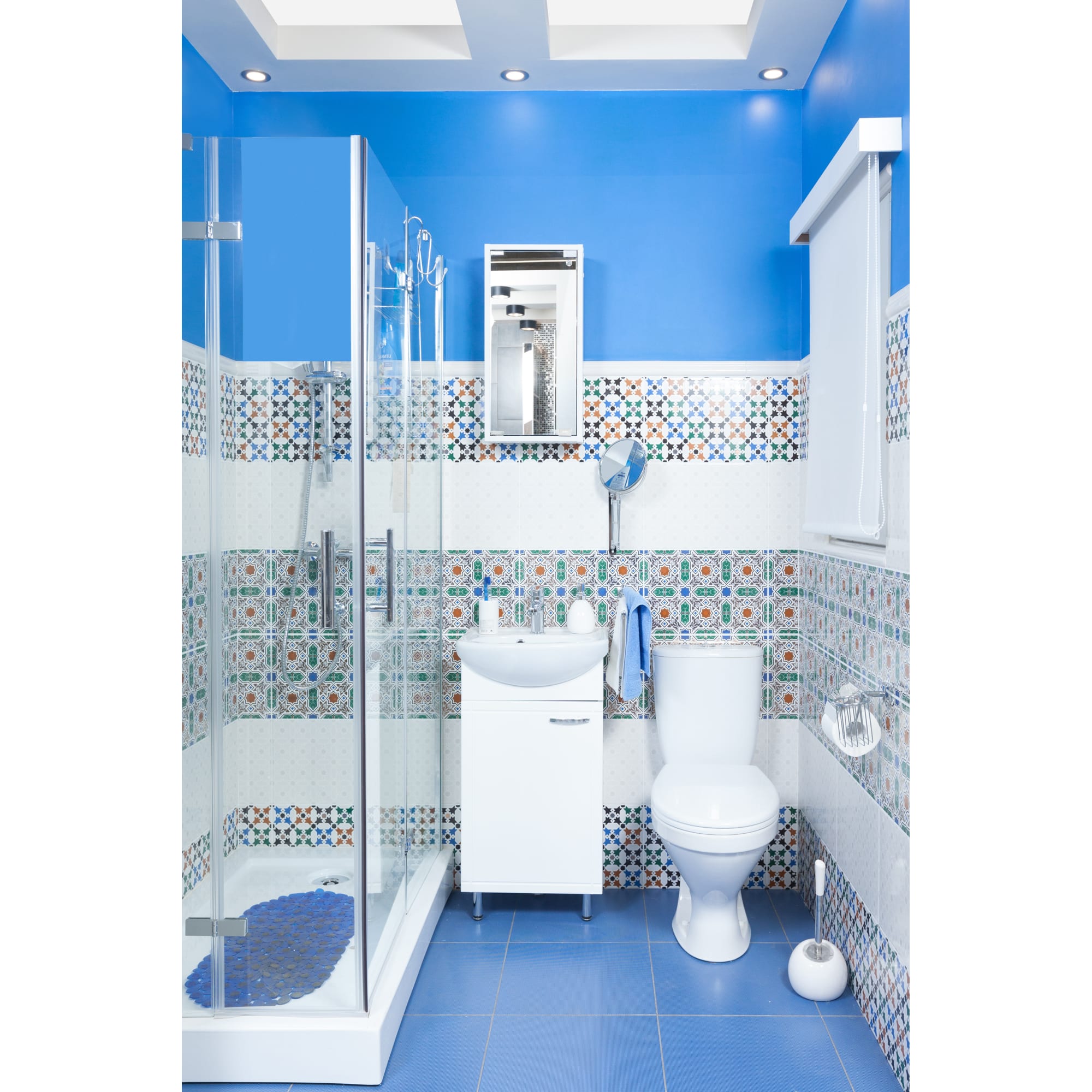 17449445 Тумба под раковину напольная «» 45 см цвет белый Рома Santreyd  - Вид №4