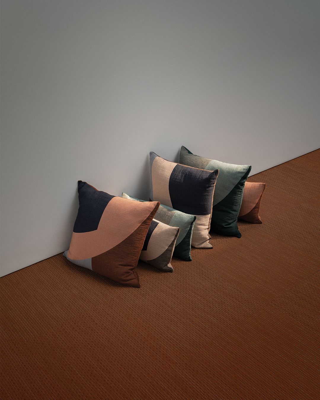 Квадратная подушка из хлопка с геометрическим рисунком Case Eclipse ARCH-00000917 - Вид №4