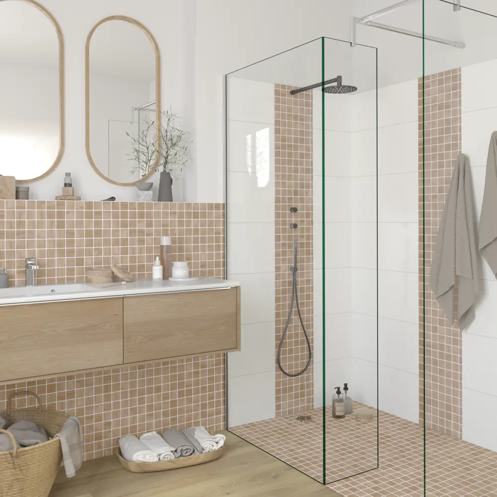 Мозаика Kreaforta с текстурой дерева 30×30 см для интерьера 89400880 STLM-1571511 - Вид №6