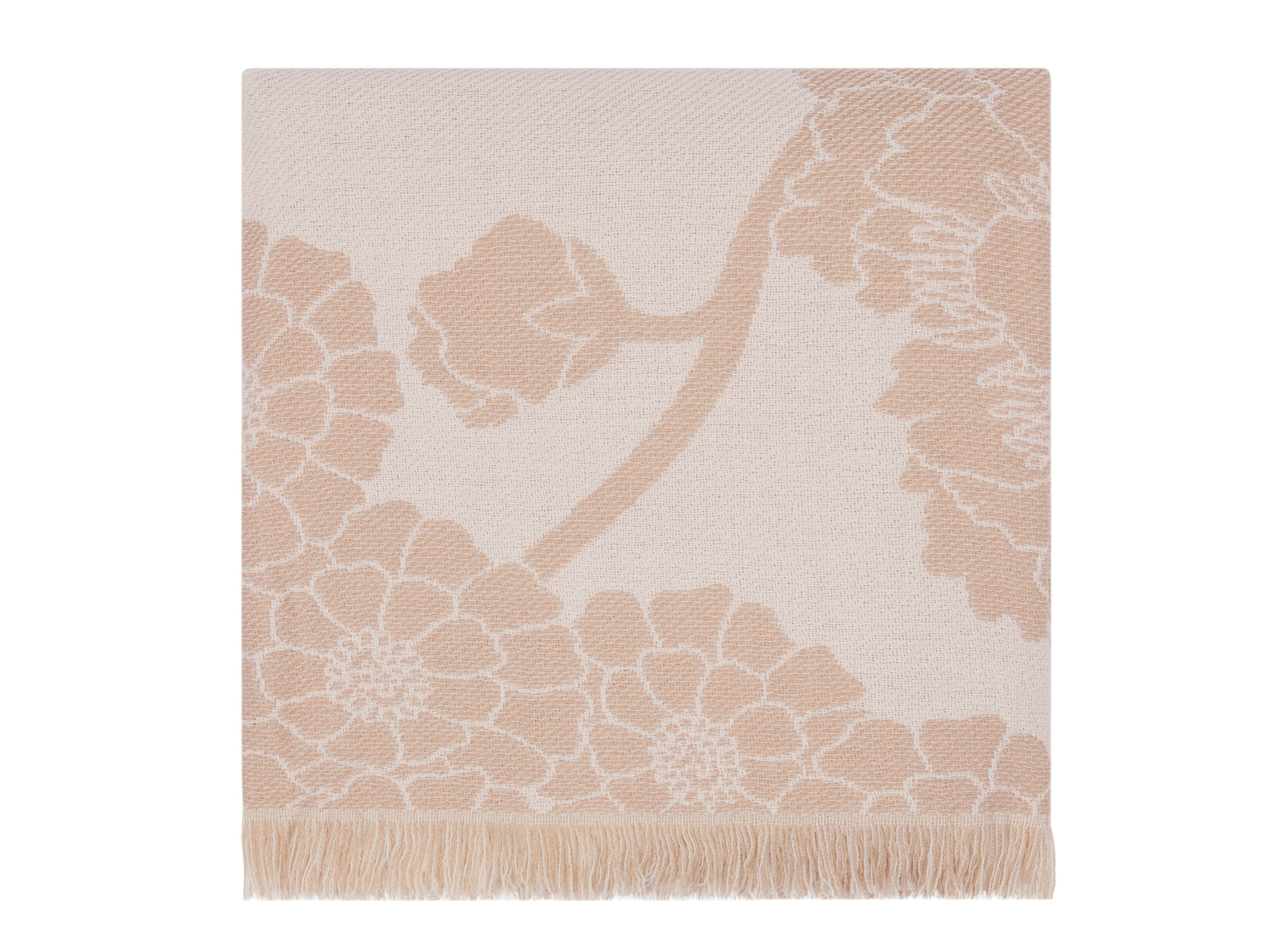 Жаккардовый плед с цветочными узорами K-3 Hana Pop ARCH-00138972 - Вид №2