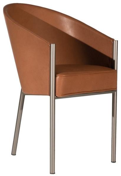 Driade Мягкое кожаное кресло с подлокотниками Costes sun-id-1423703 - Вид №1