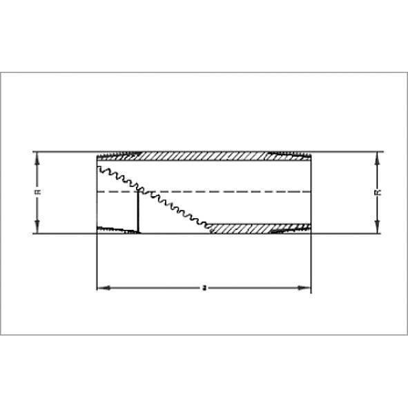 135301270 SANHA 3530 PURAFIT удлиненный ниппель 1/2x70 мм  - Вид №1