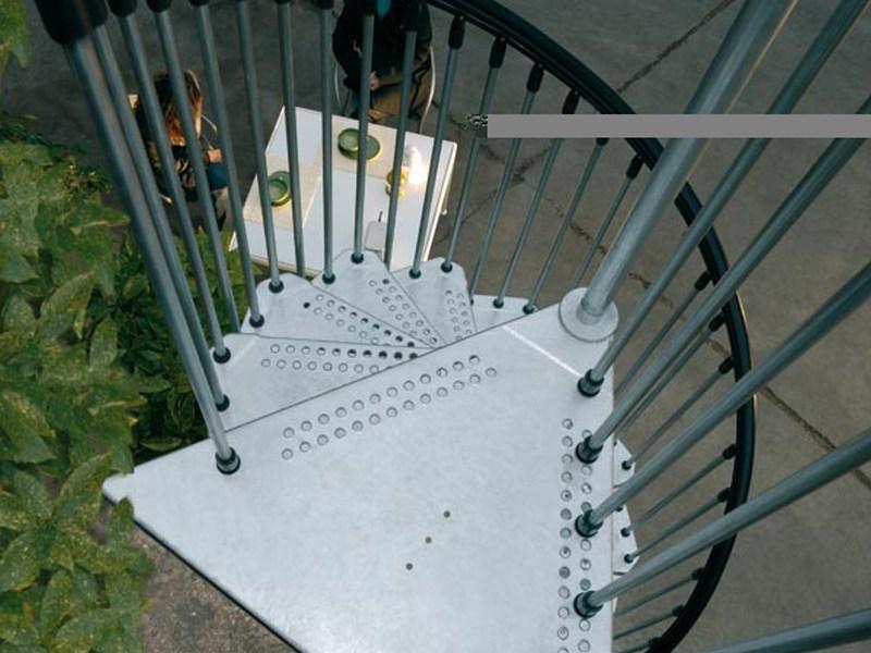 Fontanot Винтовая лестница из оцинкованной стали для улицы Arkè sun-id-1458652 - Вид №2