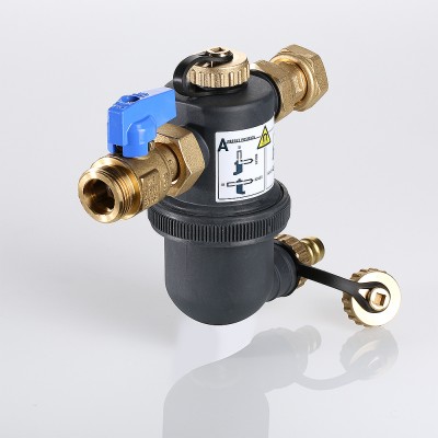 VT.383.B.05 Фильтр-дешламатор с пластиковым корпусом Valtec 3/4"  - Вид №15