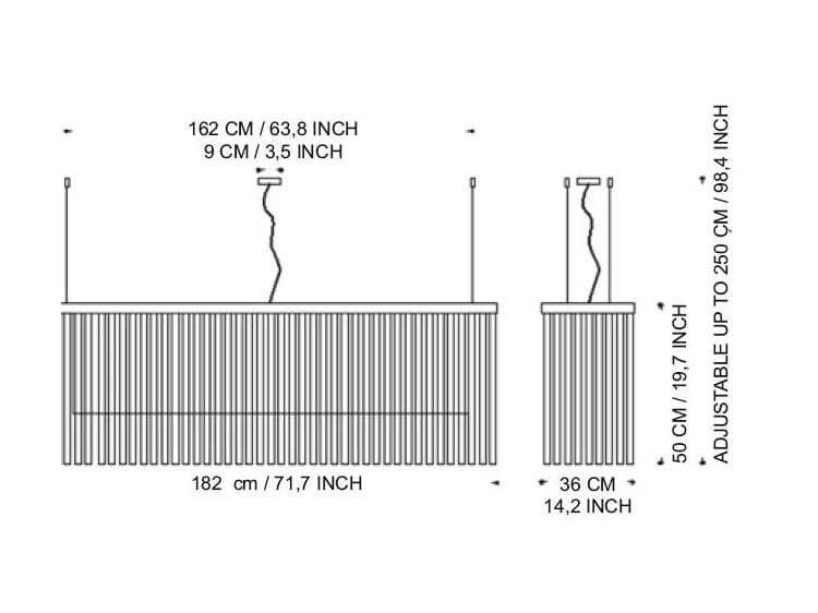 Стеклянная галогенная подвесная лампа Quasar Alistair ARCH-00145340 - Вид №1
