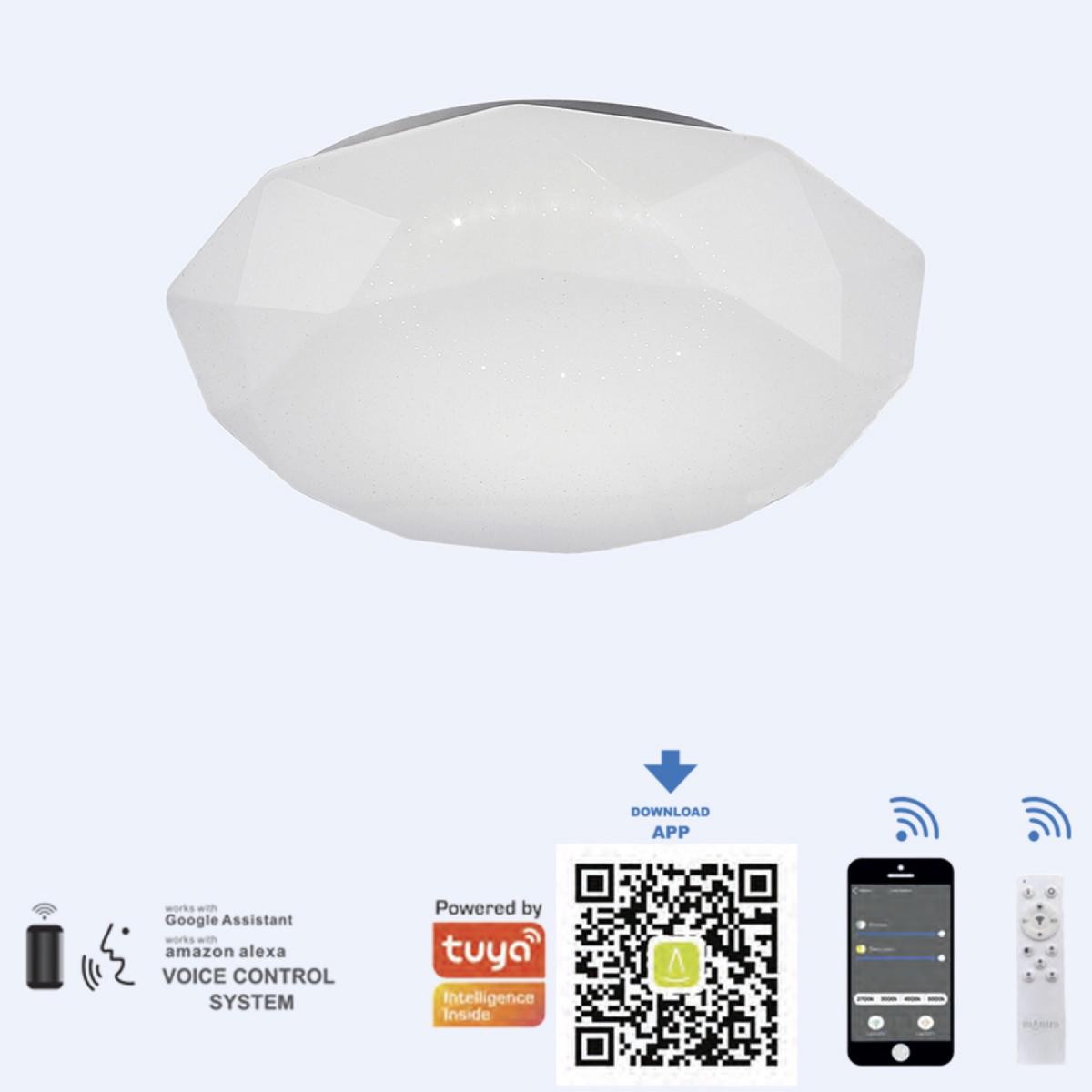 096532 Потолочный светильник MANTRA DIAMANTE SMART 5974 Mantra Diamante smart  - Вид №6