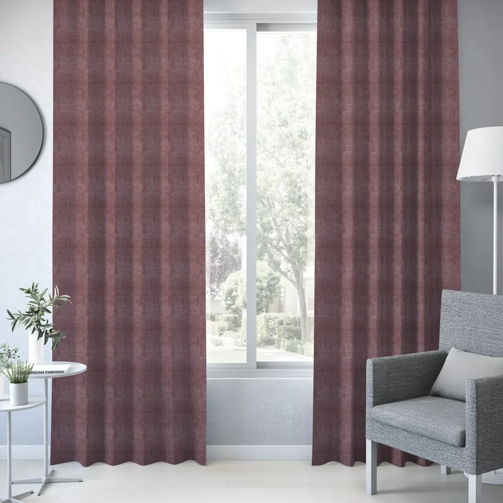 Штора на ленте Aina 160x280 см цвет розовый 83407052 STLM-2111715 INSPIRE  - Вид №3