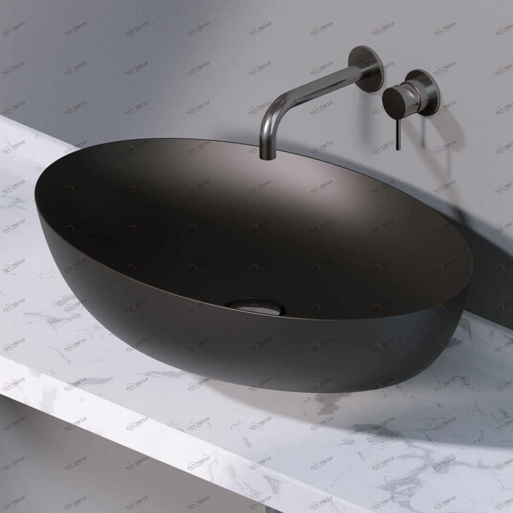 L600105 Накладная раковина на столешницу  овальная A. e T. Italia ELITE AeT ITALIA