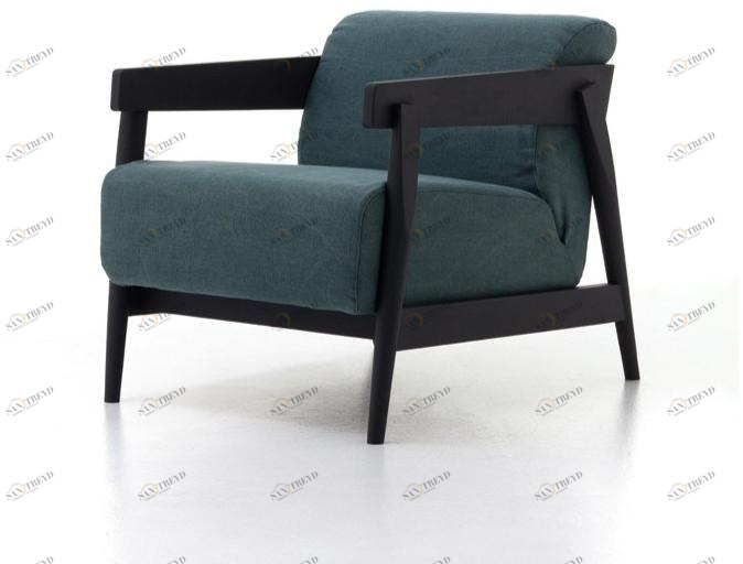 Gervasoni Кресло с обивкой из ткани с подлокотниками Brick sun-id-1449368