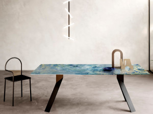 Декоративная стеклянная панель