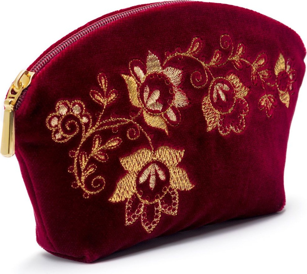 10660366 Торжокские золотошвеи Косметичка "Весеннее настроение" бархатная Бархат 