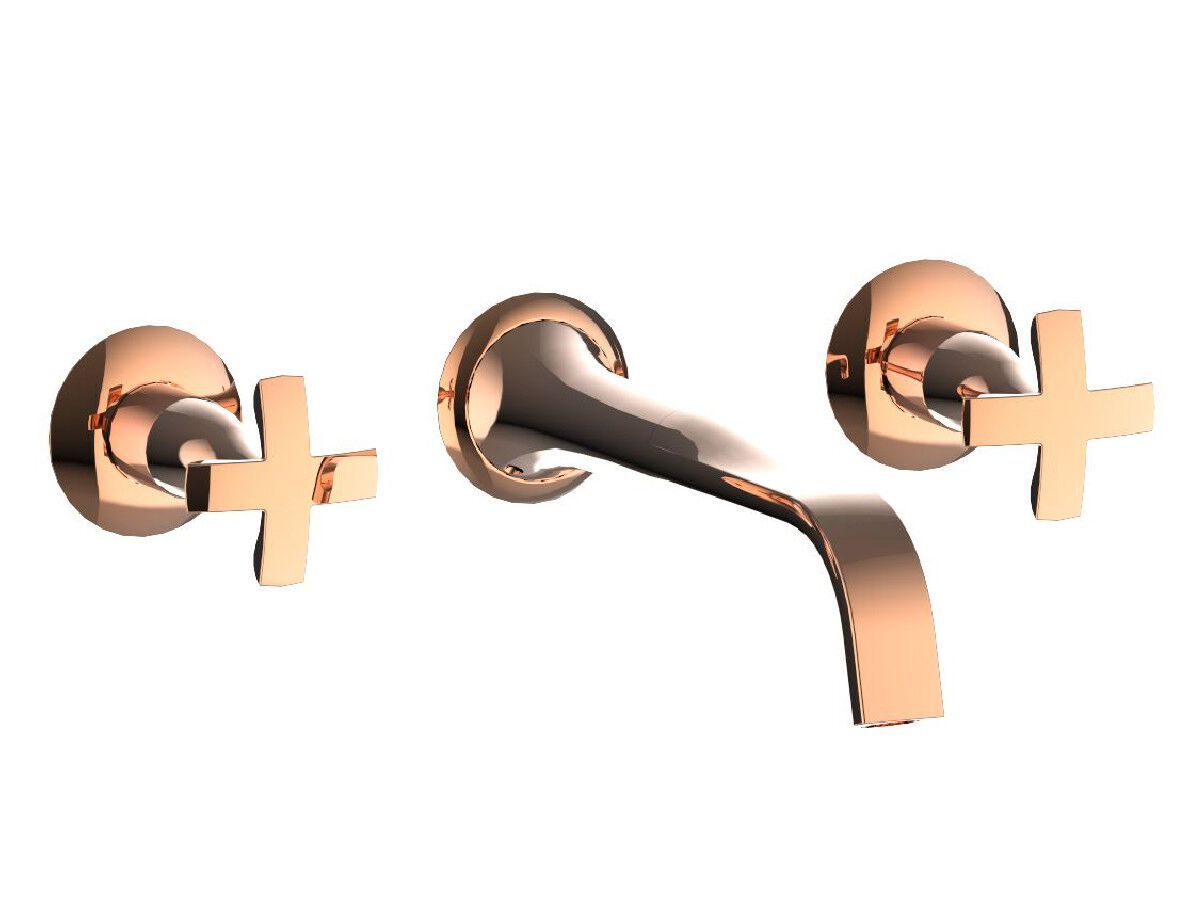 Настенный смеситель для раковины без слива с отдельными розетками Rubinetterie Frattini Lucrezia ARCH-00084520 - Вид №5