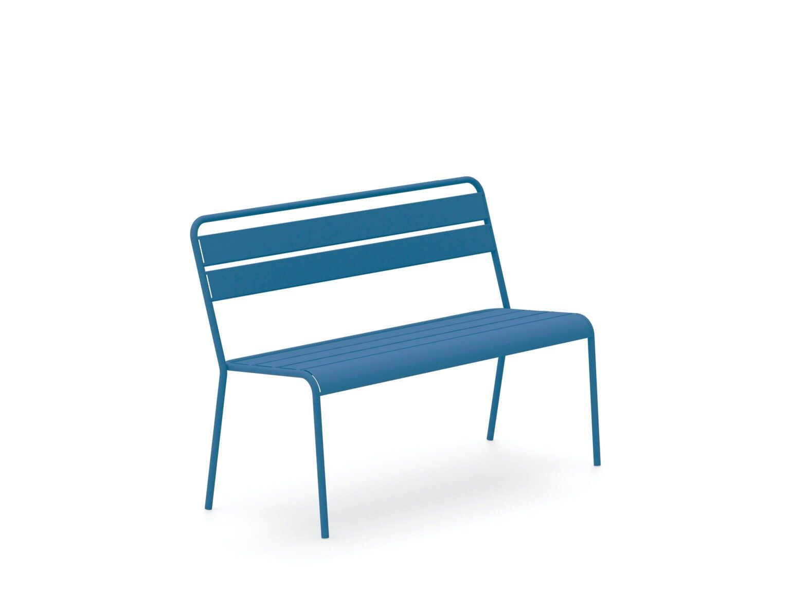 Металлическая штабелируемая садовая скамейка со спинкой Vermobil ARCH-00126375 - Вид №6