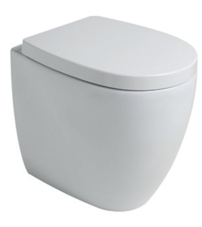 VROSP Приставной унитаз напольный Белый NERO ceramica Round Италия Neroceramica