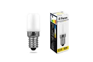 15628060 Светодиодная лампа для холодильника E14 2W 2700K LB-10 25295 FERON