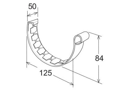 Простое клеевое соединение для желоба 125 First Corporation First Plast ARCH-00070761 - Вид №2