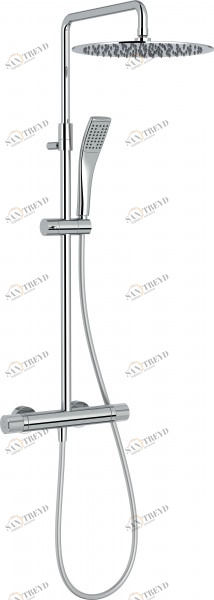E26587-CP Душевая колонна с термостатом Jacobdelafon RIVOLI Santreyd